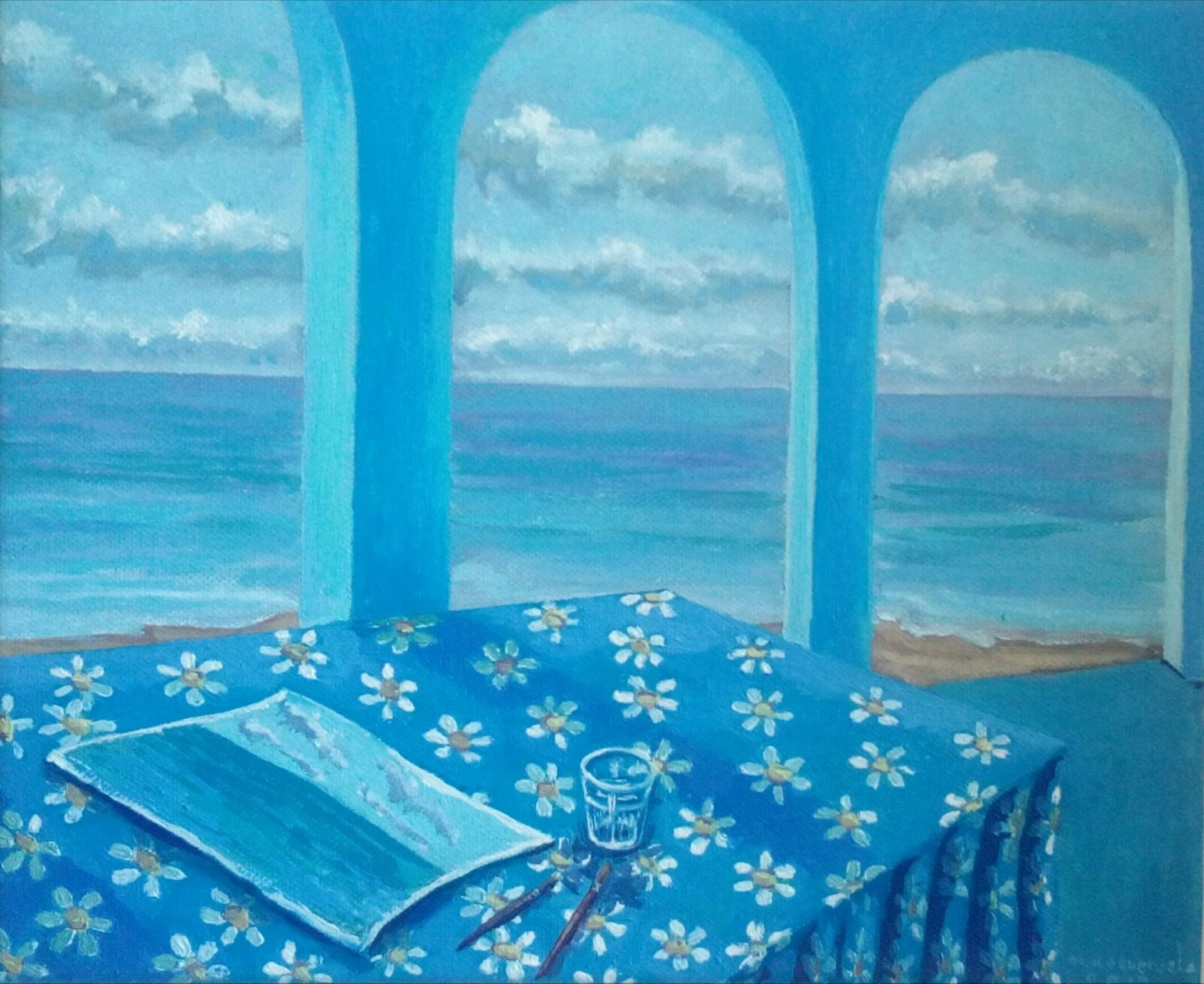 Pintando el mar